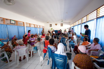 Pembabaran Dharma Setelah Makan Malam